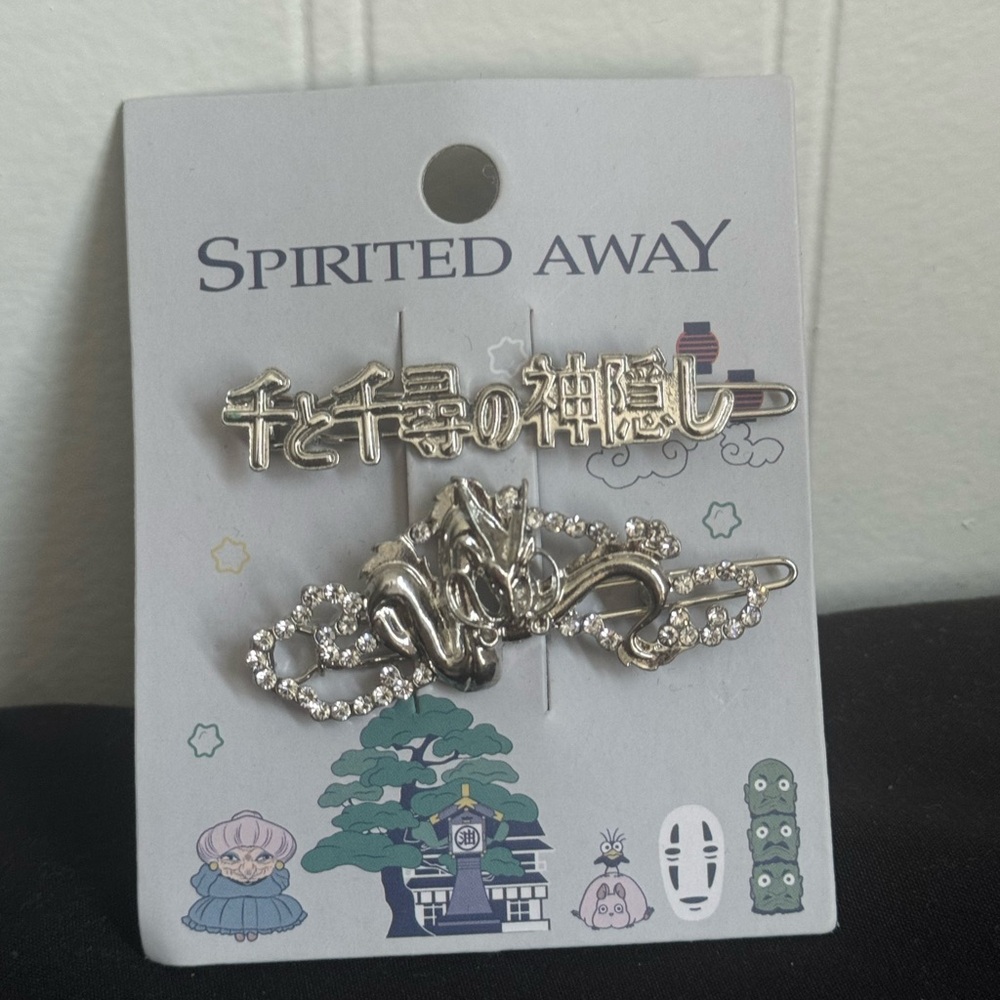 Spirited away hair clips